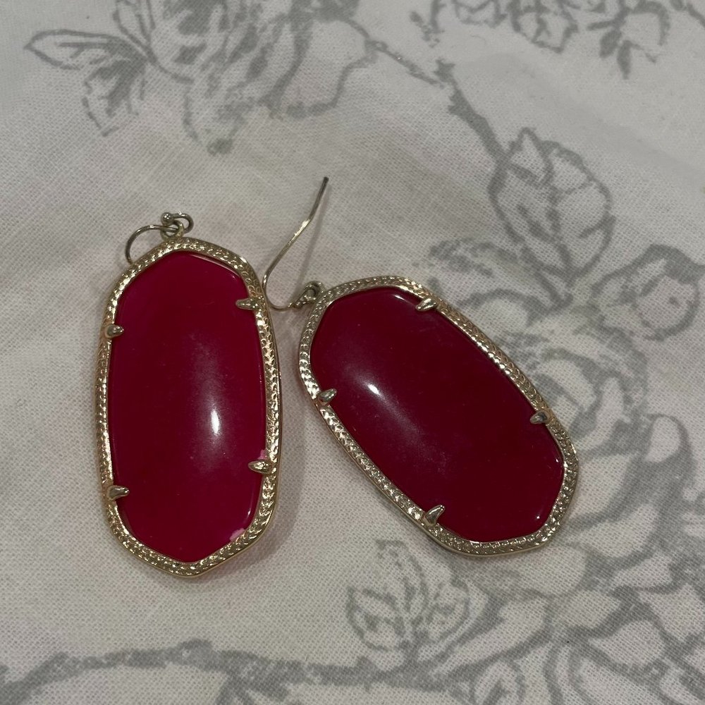 Kendra Scott Red Earrings